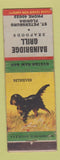 Matchbook Cover - Bainbridge Grill St Petersburg FL Retriever WEAR