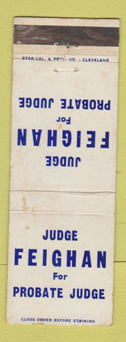 Matchbook Cover - Jude Feighan Probate Jude Election WEAR
