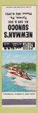 Matchbook Cover - Newman's Sunoco oil gas Tyrone PA
