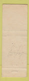 Matchbook Cover - Wayne's Grill New Castle IN