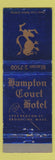 Matchbook Cover - Hamton Court Hotel Brookline MA
