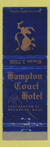 Matchbook Cover - Hamton Court Hotel Brookline MA