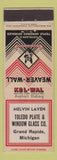 Matchbook Cover - Weaver Wall Asphalt Siding Grand Rapids MI Melvin Laven