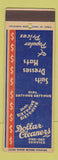 Matchbook Cover - Dollar Cleaners SAMPLE