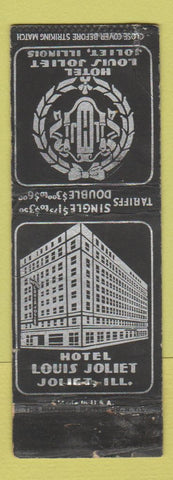 Matchbook Cover - Hotel Louis Joliet IL WEAR