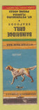 Matchbook Cover - Bainbridge Grill St Petersburg FL Setter WORN
