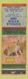 Matchbook Cover - Candle Stick Inn ST Petersburg FL Chihuahua WORN