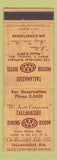 Matchbook Cover - Tallahassee Motor Hotel FL