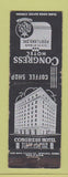 Matchbook Cover - Congress Hotel Portland OR