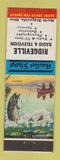 Matchbook Cover - Ridgeville Radio TV North Ridgeville OH