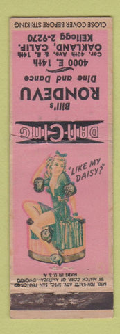 Matchbook Cover - Bill's Rondevu Oakland CA