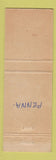 Matchbook Cover - Afton Steak House Bloomsburg Berwick? PA