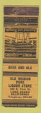 Matchbook Cover - Old Mission Pure Liquor Store Long Beach CA WEAR