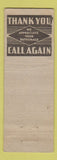 Matchbook Cover - Old Mission Pure Liquor Store Long Beach CA WEAR