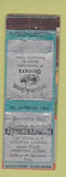 Matchbook Cover - Inn Ivoryton CA MERCHANTS POOR