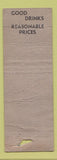 Matchbook Cover - Nolan's Oakland? CA Girlie POOR STRIKER