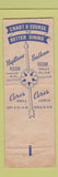 Matchbook Cover - Balkan Room Earle Restaurant Washington DC WEAR