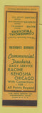 Matchbook Cover - Commercial Trucking Racine Kenosha WI Chicago IL