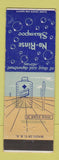 Matchbook Cover - No Rinse Shampoo Dayton OH Portable Beauty