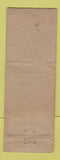 Matchbook Cover - Plaza Cocktail Lounge San Leandro CA WORN