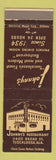 Matchbook Cover - Johnny's Restaurant Tuscaloosa AL WEAR