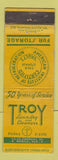 Matchbook Cover - Troy Laundry Cleaners Mobile AL WORN