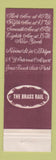 Matchbook Cover - Brass Rail Restaurants New York City feature