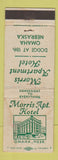 Matchbook Cover - Morris Aprt Hotel Omaha NE WEAR