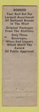 Matchbook Cover - Bonded Liquors Los Angeles CA WORN