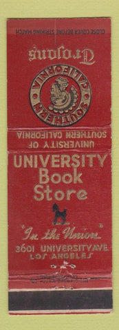Matchbook Cover - University of Southern California USC Trojans Los Angeles CA