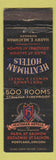 Matchbook Cover - Heathman Hotels Portland OR WEAR