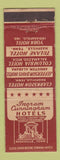 Matchbook Cover - Ingram Cunningham Hotels Nashville TN Anniston AL
