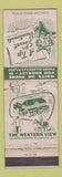 Matchbook Cover - The Western View Ellenville NY WORN