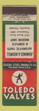 Matchbook Cover - Toledo Valves Jennings Boswell Auto Parts Augusta GA WEAR