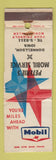 Matchbook Cover - Peterie's Mobil oil gas Donnellson IA WEAR