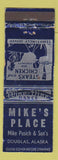 Matchbook Cover - Mike's Place Douglas AK WEAR