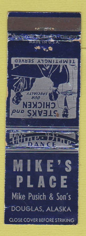 Matchbook Cover - Mike's Place Douglas AK WEAR