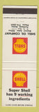 Matchbook Cover - Shell oil gas Portland ME