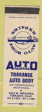 Matchbook Cover - Torrance Auto Body Torrance CA WEAR