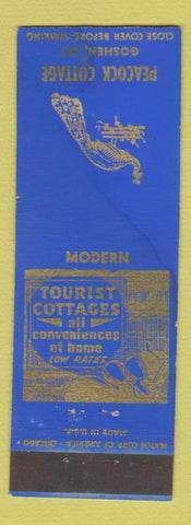 Matchbook Cover - Peacock Cottage Goshen KY WEAR
