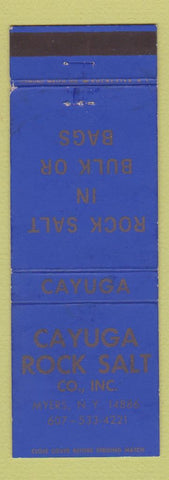 Matchbook Cover - Cayuga Rock Salt Myers NY
