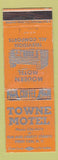 Matchbook Cover - Towne Motel Penn Yan NY