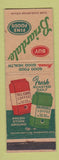 Matchbook Cover - Briardale Foods Tall Corn Coffee WEAR