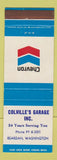 Matchbook Cover - Chevron oil gas Colville's Reardan WA