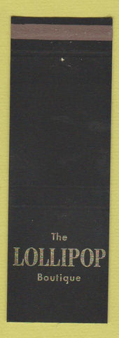 Matchbook Cover - Lollipop Boutique Clothes Antwerp Belgium Brussels