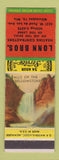 Matchbook Cover - Lonn Bros Heating Contractors Milwaukee WI