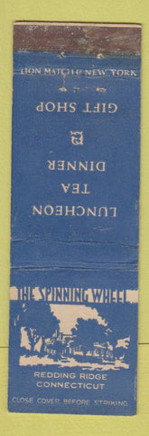 Matchbook Cover - The Spinning Wheel Redding Ridge CT WEAR