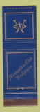 Matchbook Cover - Metropolitan Club Washington DC?