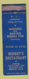 Matchbook Cover - Morrey's Restaurant Berkeley CA WEAR