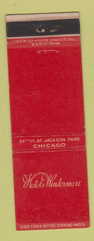Matchbook Cover - Hotels Windermere Chicago IL WEAR